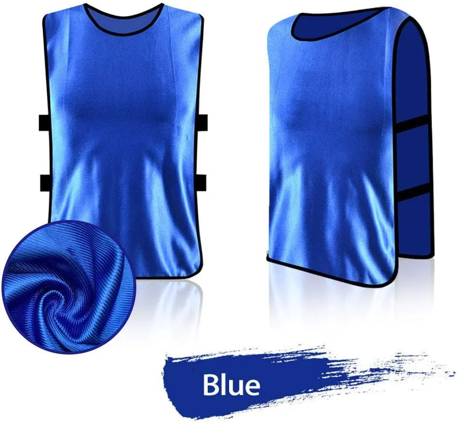 12 Pack Pennies for Soccer Scrimmage Vest Practice Jersey for Adult Youth
