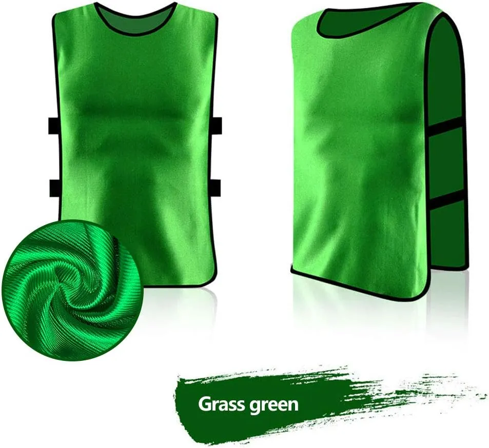 12 Pack Pennies for Soccer Scrimmage Vest Practice Jersey for Adult Youth