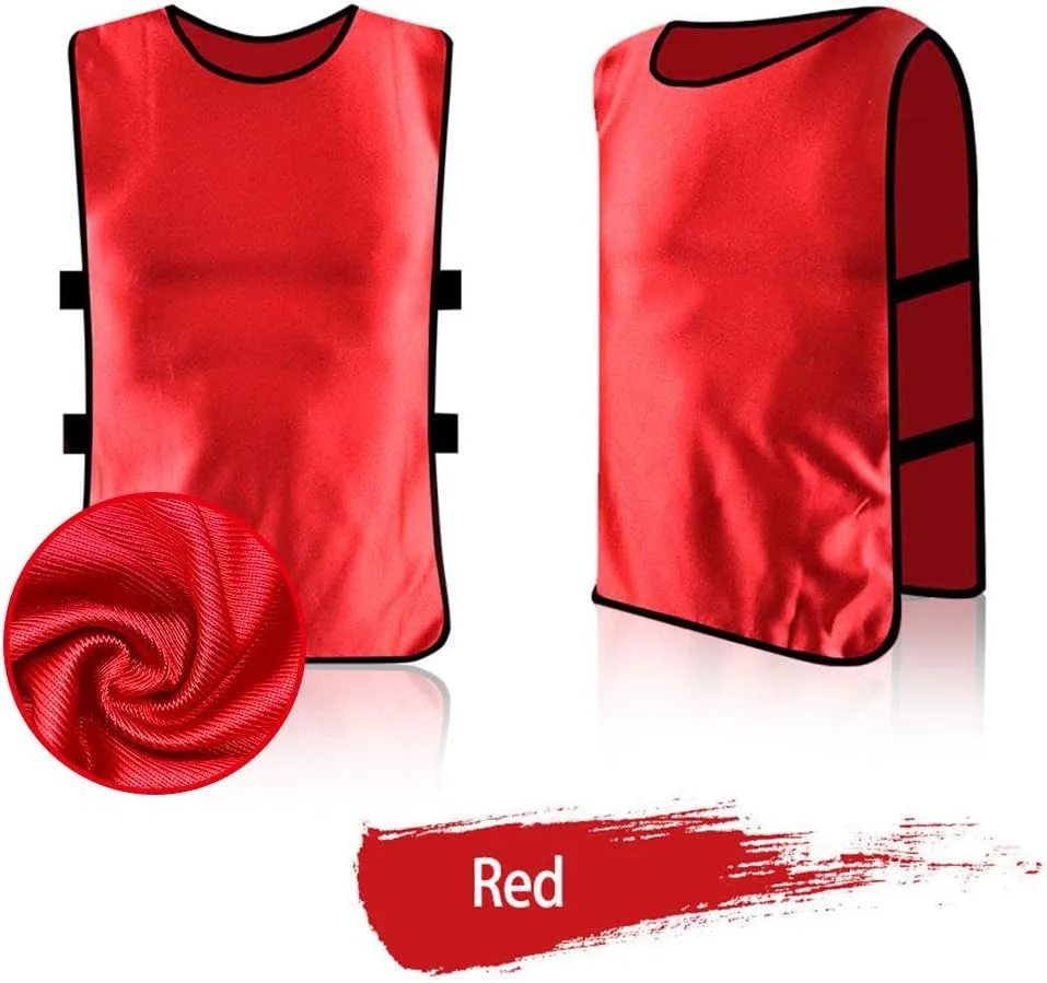 12 Pack Pennies for Soccer Scrimmage Vest Practice Jersey for Adult Youth
