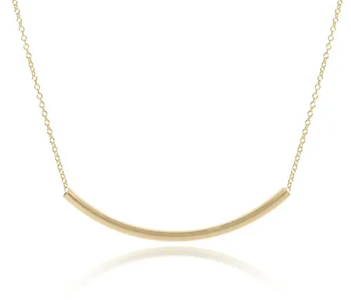 16" Necklace Gold Bliss Bar Gold [N16GBBG]