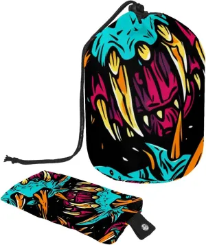 2 Pcs Cosmetic Bag bucket Travel Makeup Bags Large Capacity Soft Waterproof Portable Drawstring Cosmetic Bag, 55