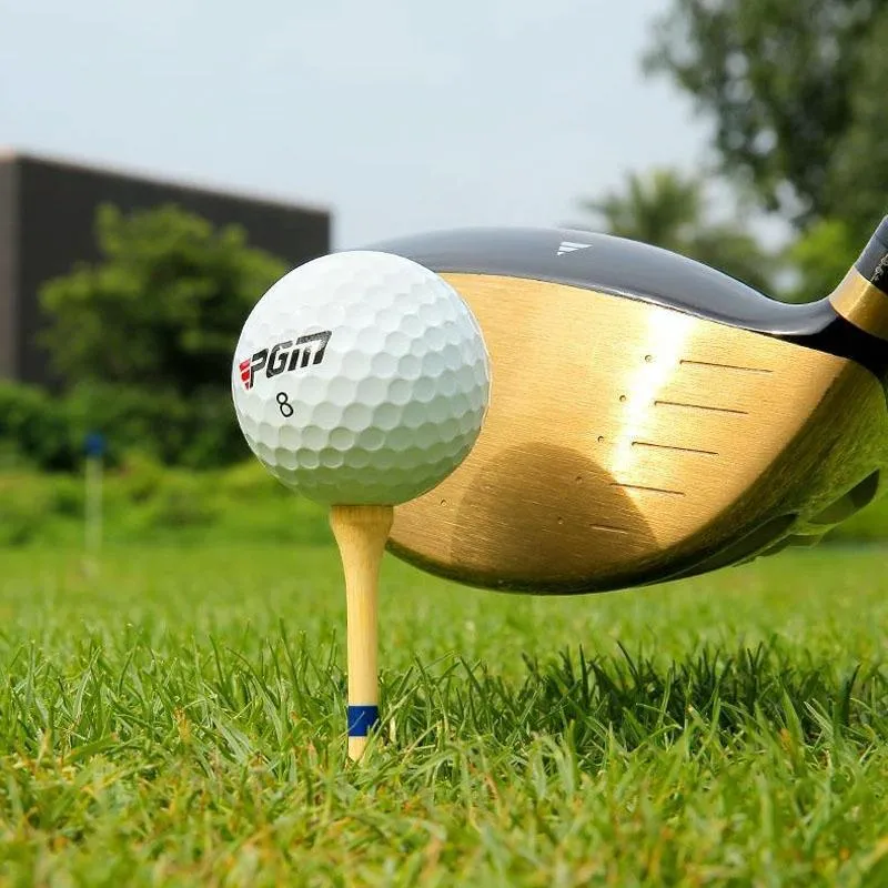 Adjustable Bamboo Golf Spikes - 30pcs / Box - Depth Marker Tee