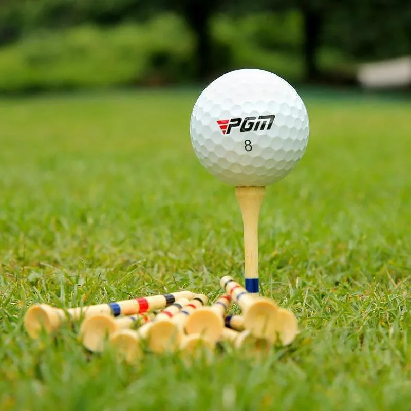 Adjustable Bamboo Golf Spikes - 30pcs / Box - Depth Marker Tee