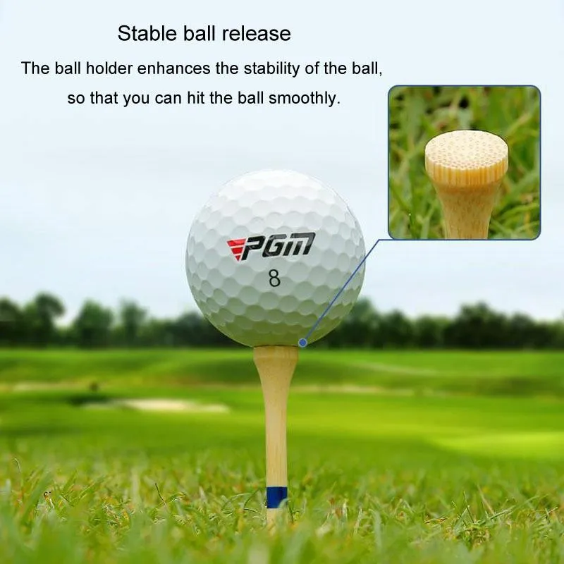 Adjustable Bamboo Golf Spikes - 30pcs / Box - Depth Marker Tee