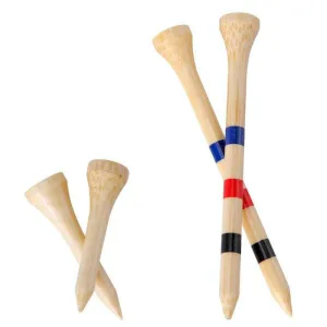 Adjustable Bamboo Golf Spikes - 30pcs / Box - Depth Marker Tee