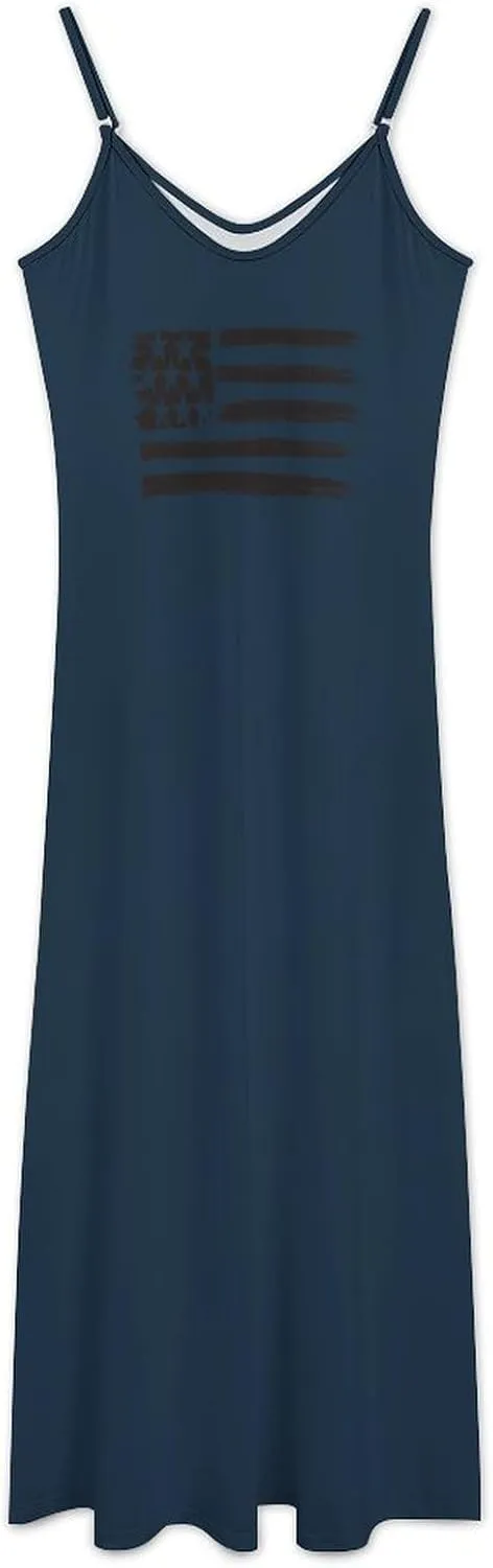 British Flag Womens 2025 Dress Sleeveless Dress Camisole Long Skirt with Pockets Novelty Party Dress