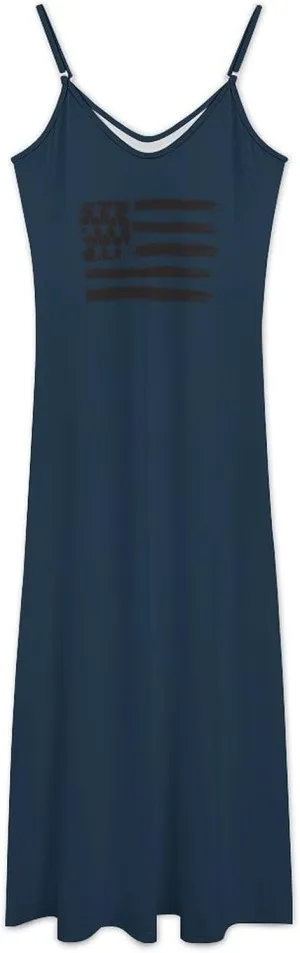 British Flag Womens 2025 Dress Sleeveless Dress Camisole Long Skirt with Pockets Novelty Party Dress
