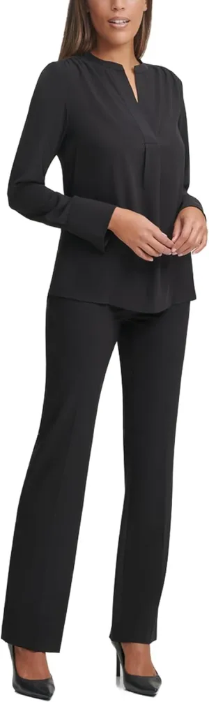 Calvin Klein Women's Long Sleeve Suits Top