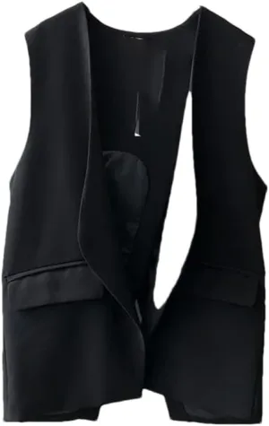 Camisole For Women Office Lady V Neck Sleeveless Loose Vest Female Business Waistcoat
