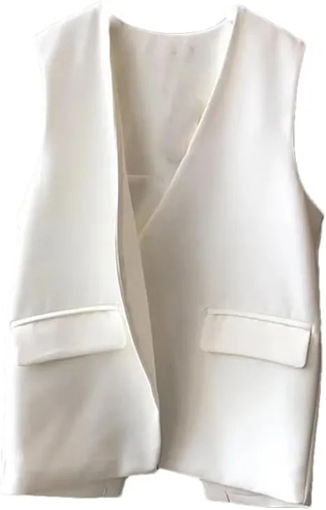 Camisole For Women Office Lady V Neck Sleeveless Loose Vest Female Business Waistcoat