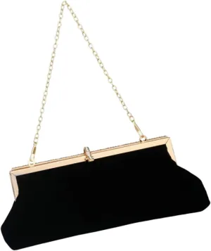 Clutch Purse Women Large Velvet Bag Elegant Evening Bag Perfect for Wedding Ball Banquet Party Accessory