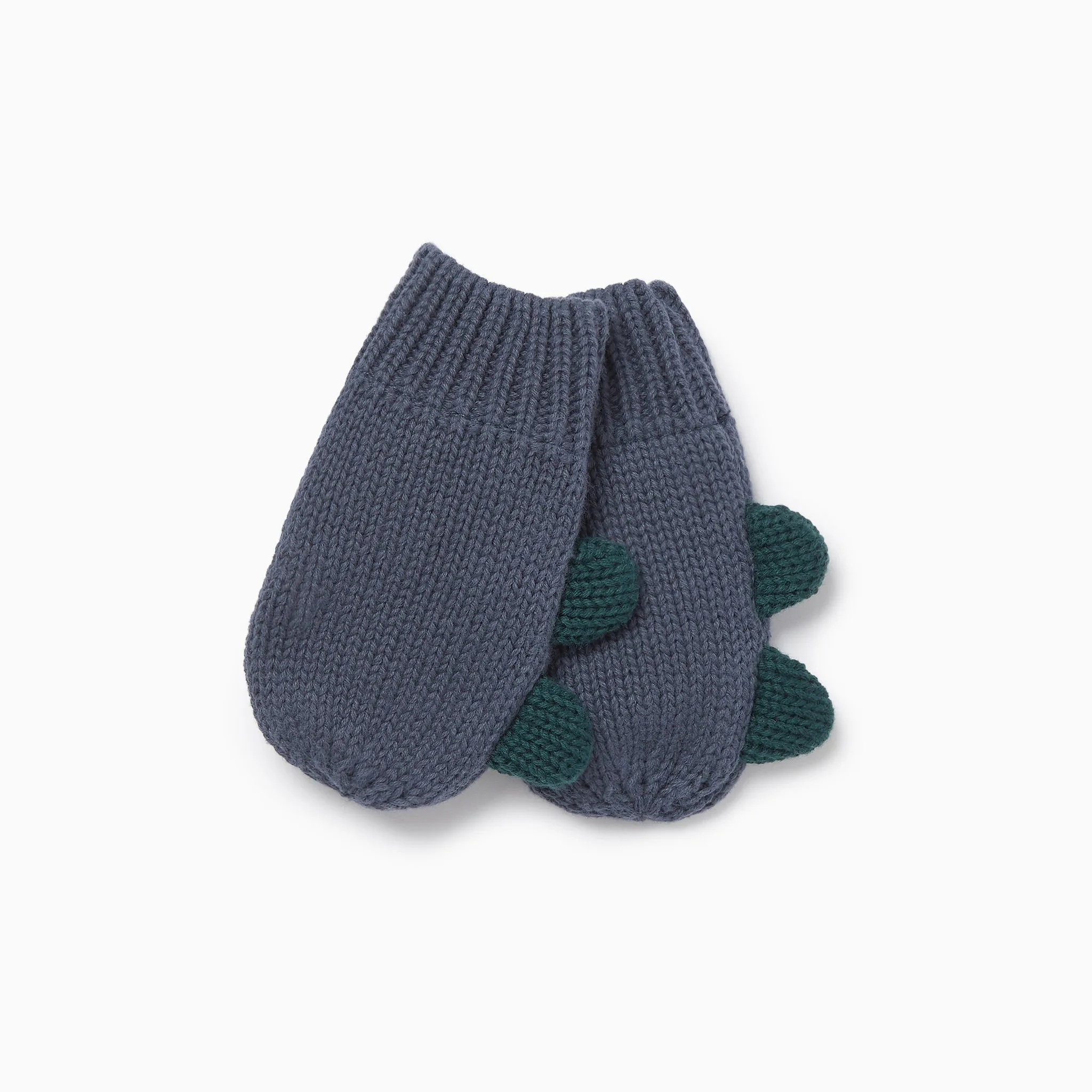 Dino Knitted Trapper Hat & Mittens Set