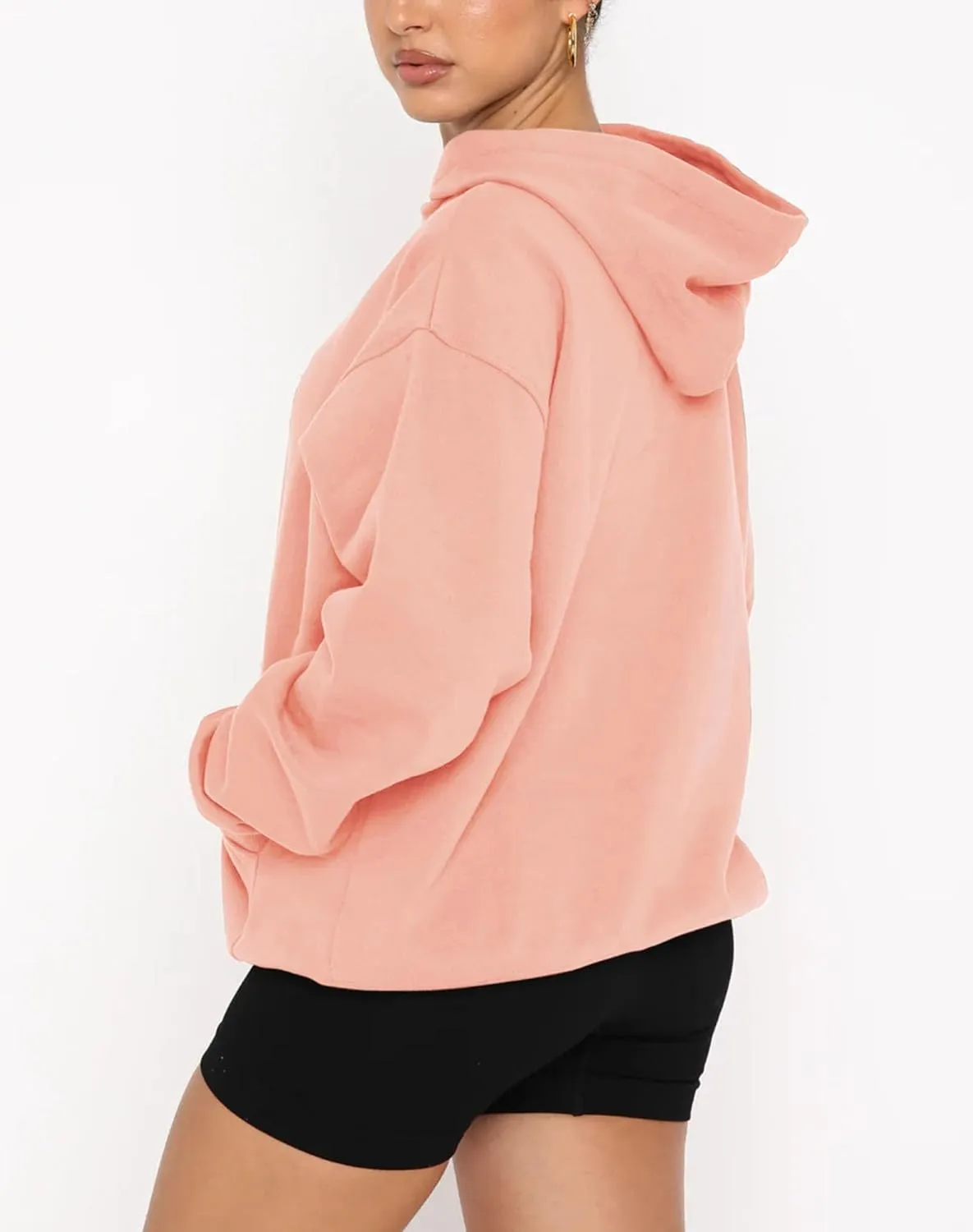Fanway&EC Women's Casual Long Sleeve Hoodie Loose Fitted Sweatshirts Oversized Pullover Pocket Fall Tops