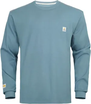 FR Shirts for Men CAT2/HRC2 6.5oz Lightweight Fire Resistant Shirts for Men Long Sleeve Crewneck T-Shirt