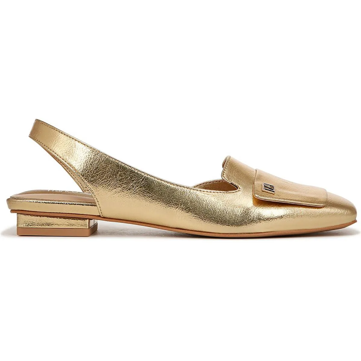 Franco Sarto Womens Teagan Leather Square Toe D'Orsay