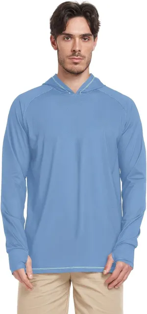 GAIGEO SPF Shirts for Men Long Sleeve, Quick Dry Shirts for Men for Hiking, Fishing, Outdoor Activities Malachite