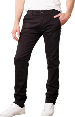Galaxy by Harvic Men's Super Stretch Slim Fitting Chino Pants (Sizes, 30-42)