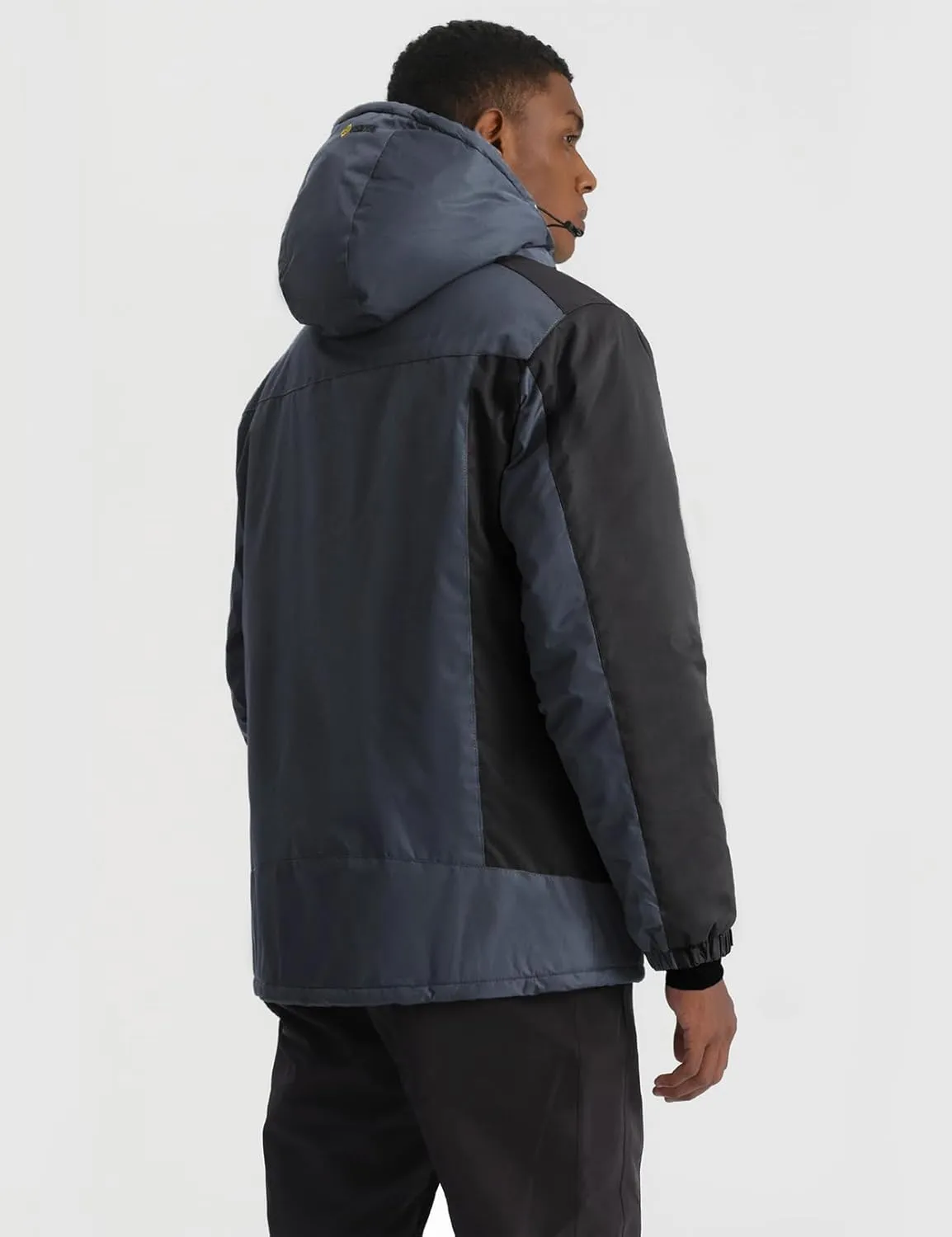 GEMYSE Men's Ski Snow Jacket Warm Winter Waterproof Coat Snowboard Rain Jacket Hooded Windproof Windbreaker