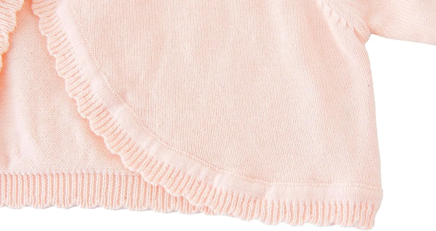 Girls Bolero Cardigan Sweater Toddler Kids Long Sleeve Button Knit Shrug Cropped Cover Up Jacket Tops