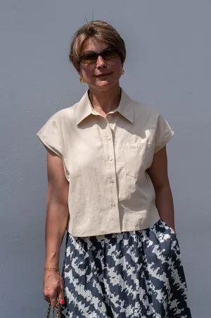 Grace & Mila Rise Beige Shirt