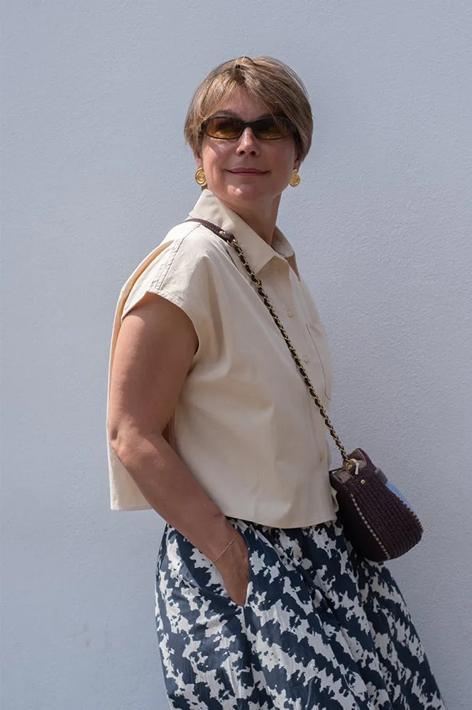 Grace & Mila Rise Beige Shirt