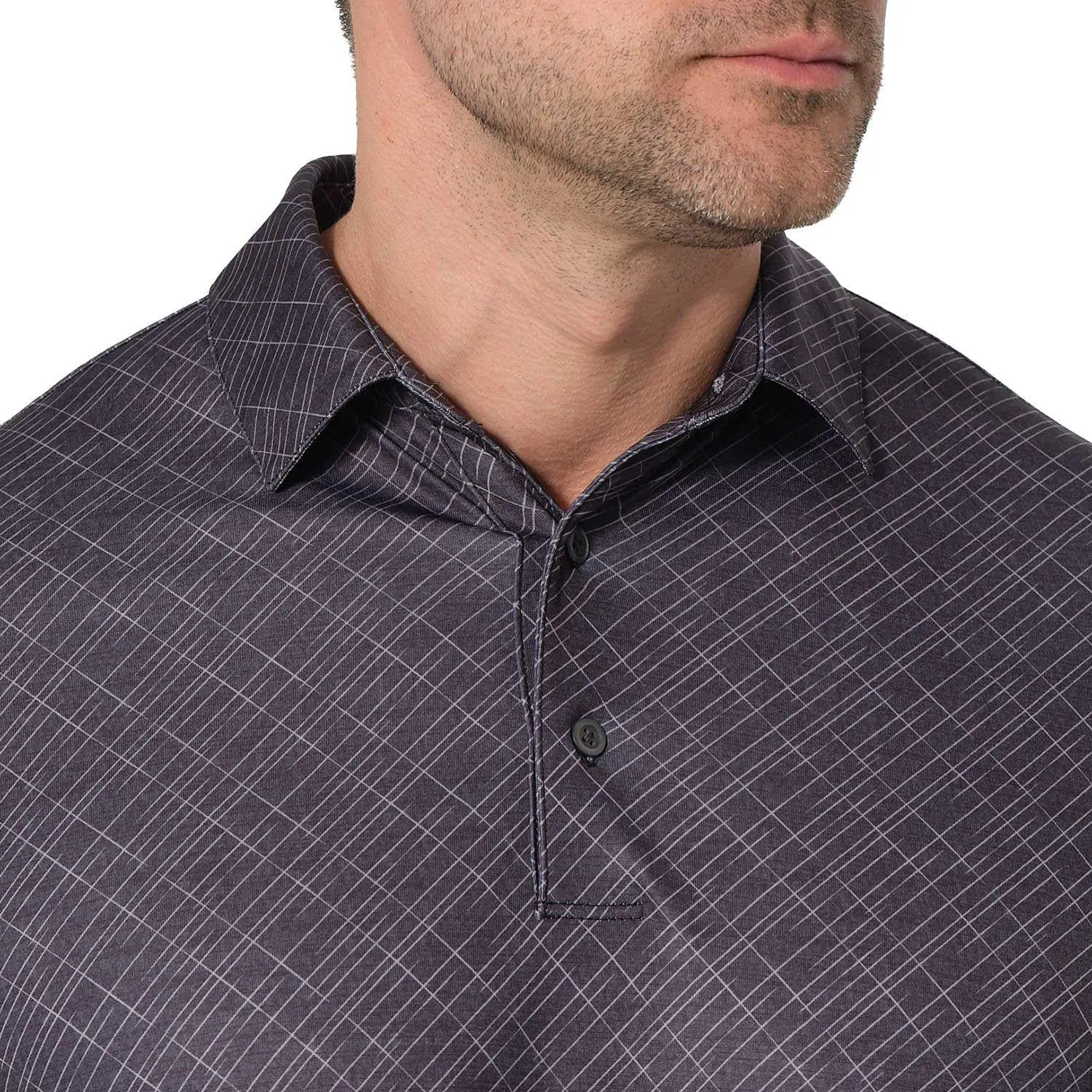 Greg Norman Men's Golf Polo Shirts Short Sleeve Casual Performance Moisture Wicking Dry Fit Golf Shirts for Men