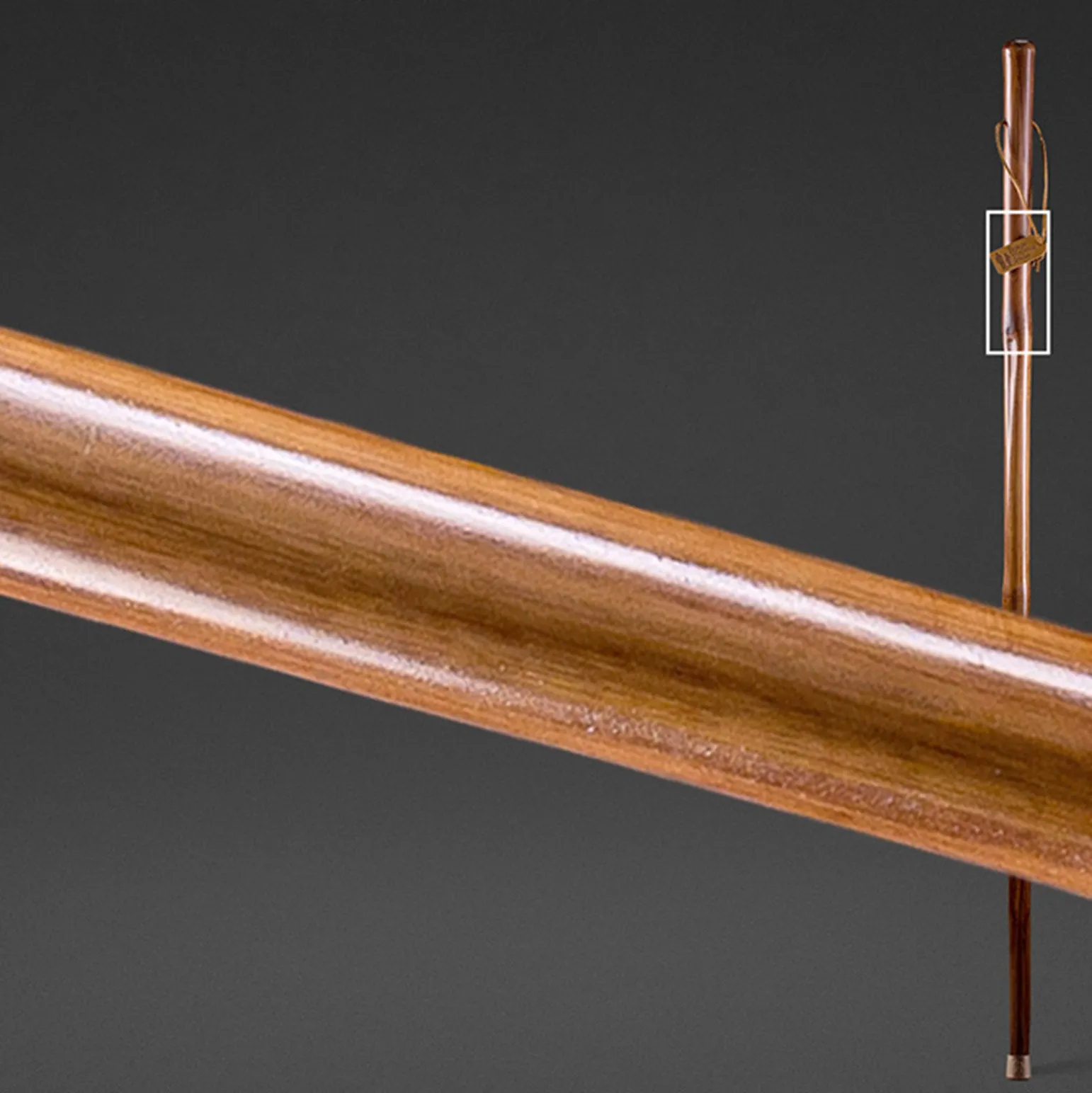 Iron Bamboo Rustic Walking Stick