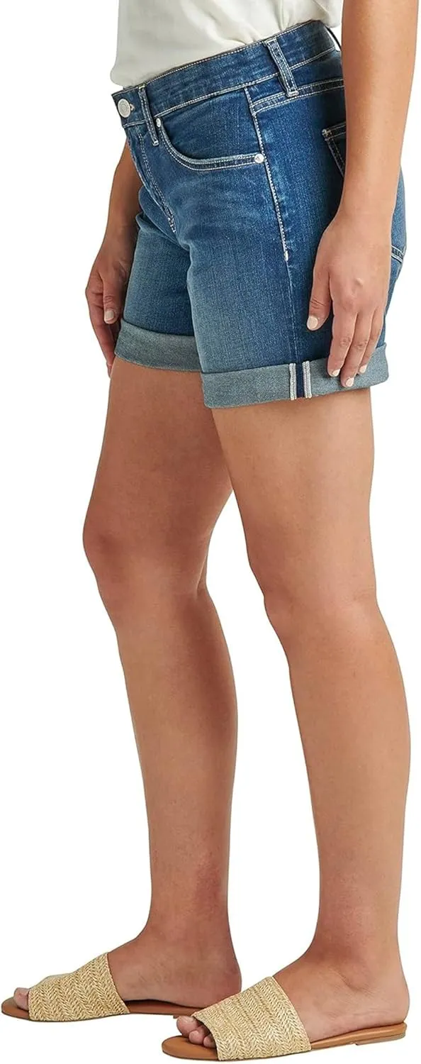 JAG Women's Alex Mid Rise Boyfriend Short