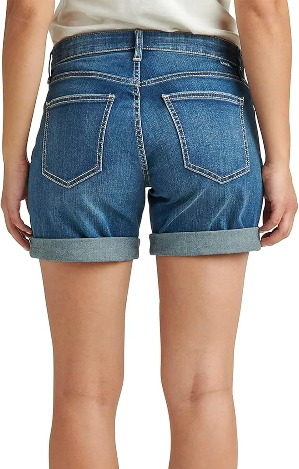 JAG Women's Alex Mid Rise Boyfriend Short