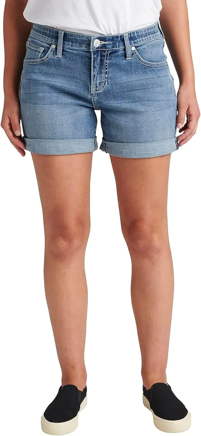 JAG Women's Alex Mid Rise Boyfriend Short