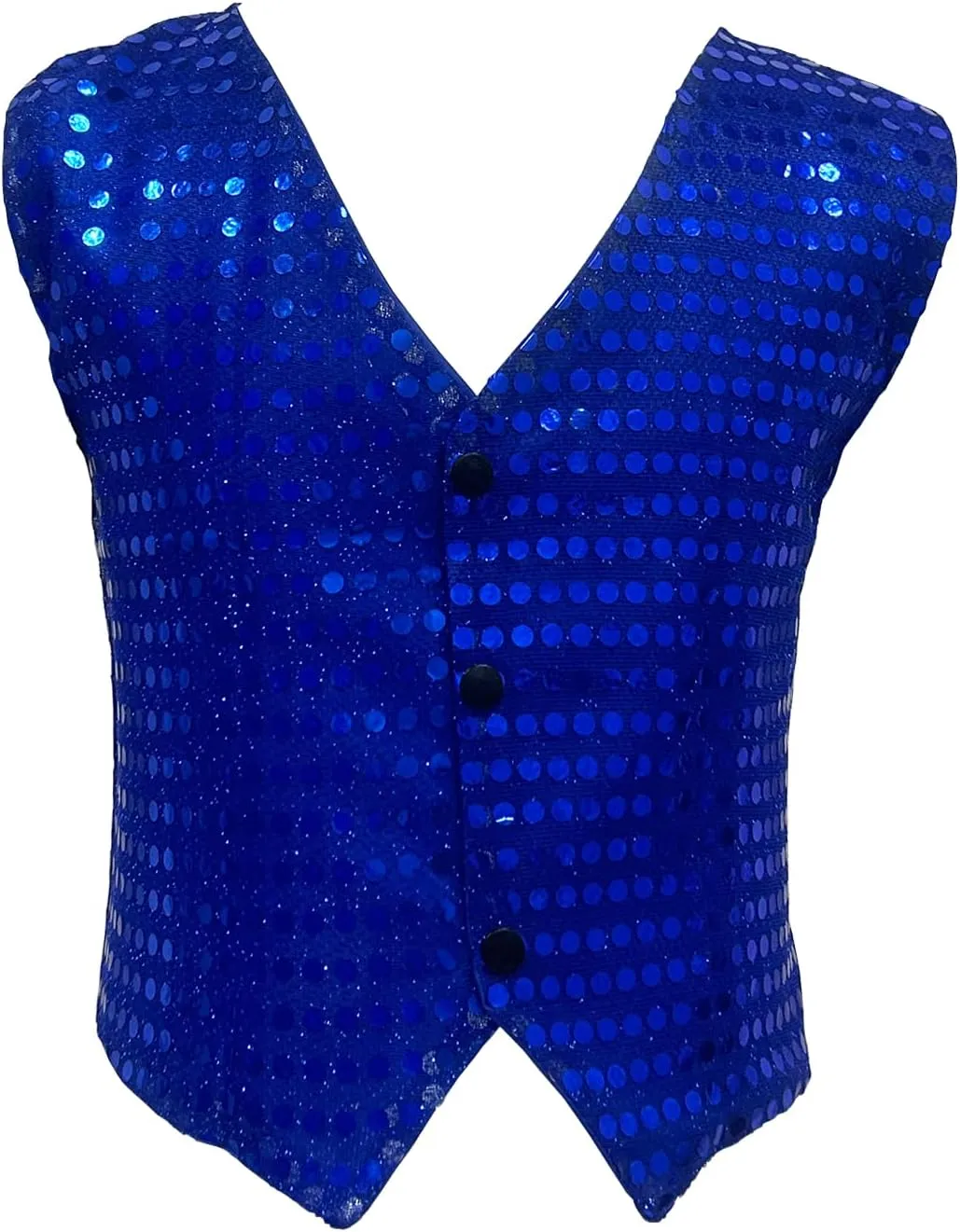 Kids Boys Girls Sequins Waistcoat Sleeveless V neckline Hip-Hop Jazz Dance Party Stage Performance Jacket Vest Costume