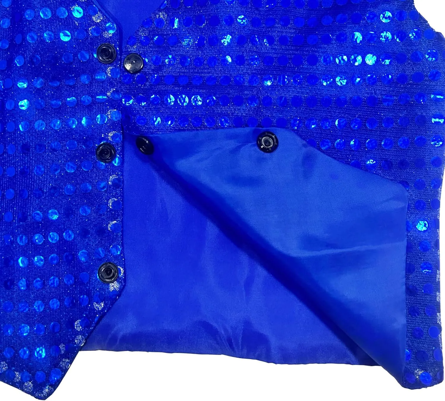 Kids Boys Girls Sequins Waistcoat Sleeveless V neckline Hip-Hop Jazz Dance Party Stage Performance Jacket Vest Costume