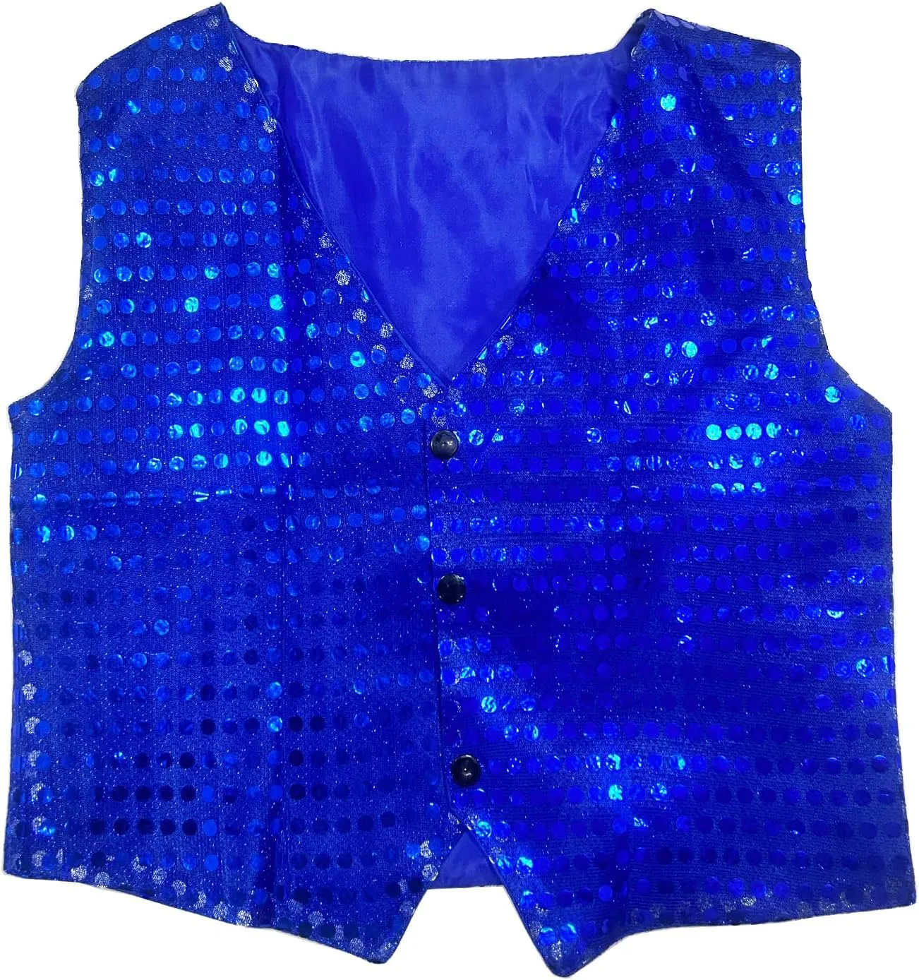 Kids Boys Girls Sequins Waistcoat Sleeveless V neckline Hip-Hop Jazz Dance Party Stage Performance Jacket Vest Costume