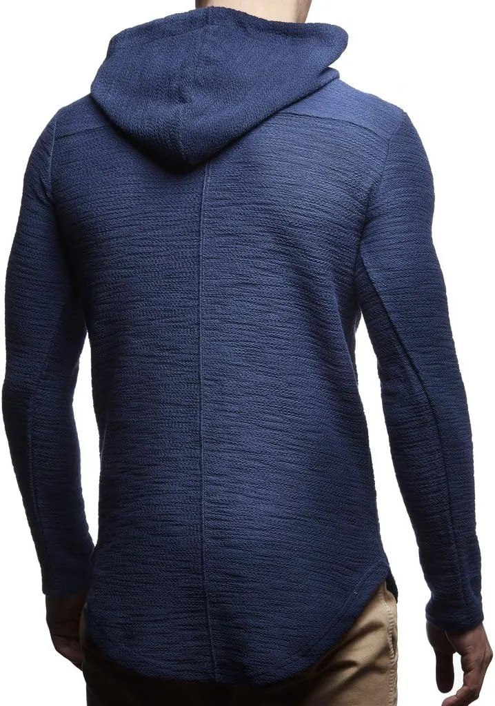 Leif Nelson Men's Oversized Slim Fit Hoodie LN6300