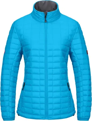 Little Donkey Andy Women's Puffer Jacket, Lightweight Warm Hiking Jacket with Post-Consumer Synthetic Insulation
