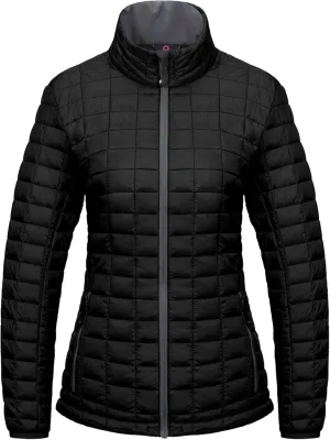 Little Donkey Andy Women's Puffer Jacket, Lightweight Warm Hiking Jacket with Post-Consumer Synthetic Insulation