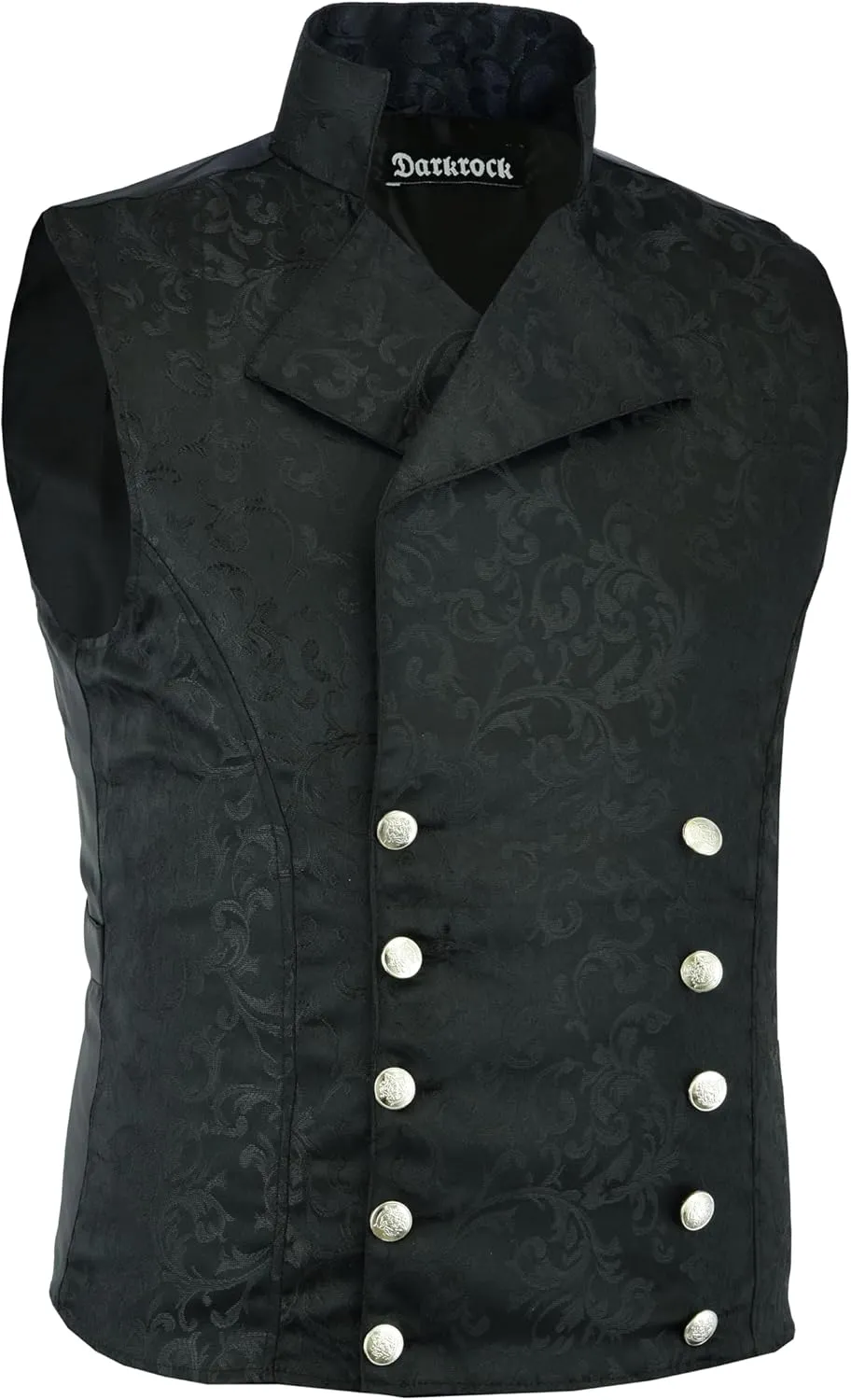 Men's Brocade Double-Breasted Vest Waistcoat Gothic Aristocrat Steampunk Victorian/USA | Vest For Men | Mens Vest