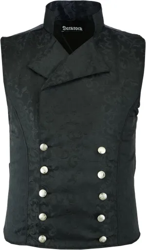 Men's Brocade Double-Breasted Vest Waistcoat Gothic Aristocrat Steampunk Victorian/USA | Vest For Men | Mens Vest