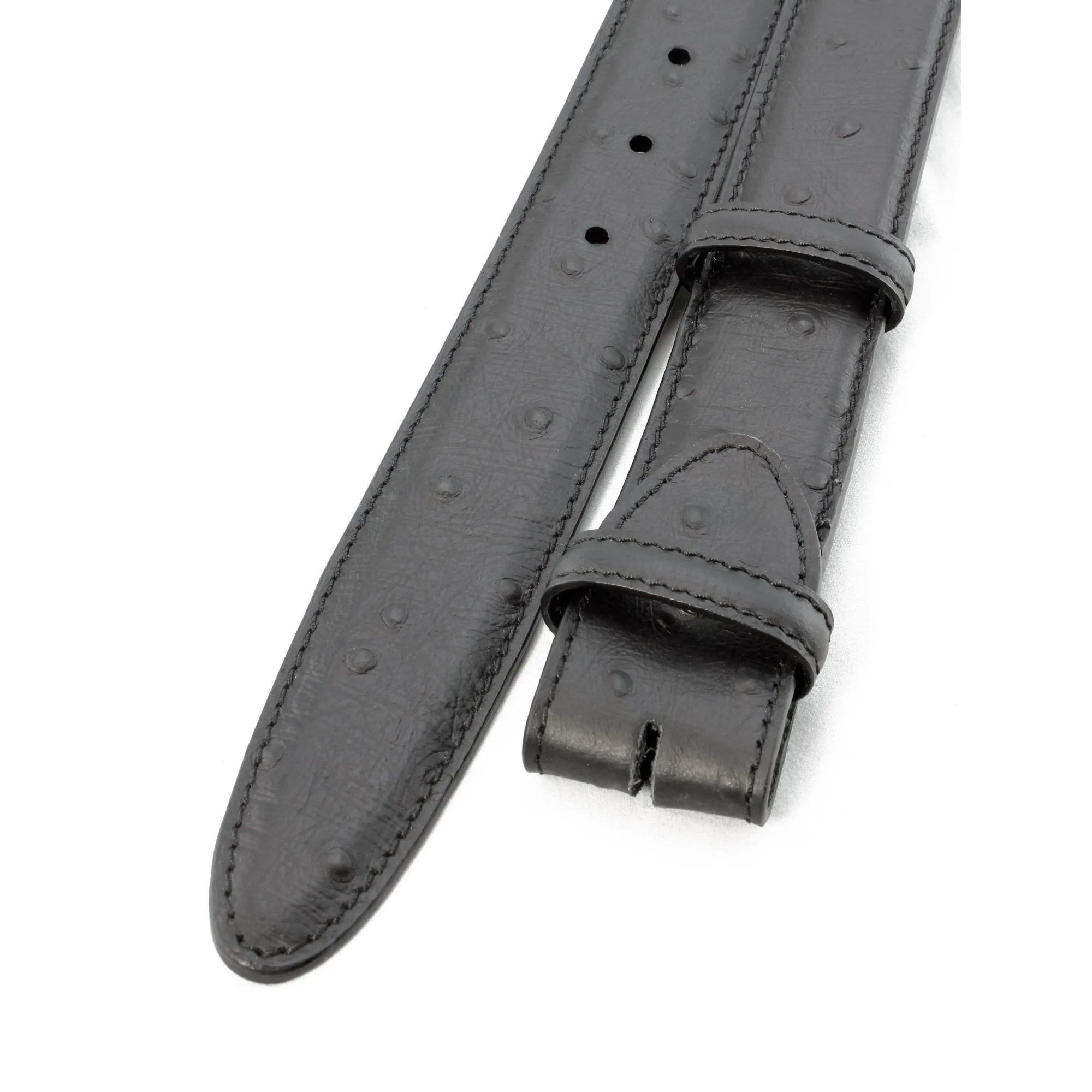Mock Ostrich Quill Texture Belt Strap