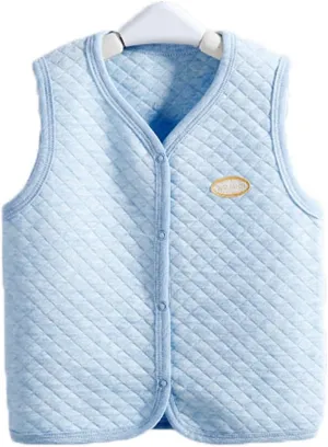 Monvecle Unisex Baby Cotton Warm Vests Infant to Toddler Padded Waistcoats