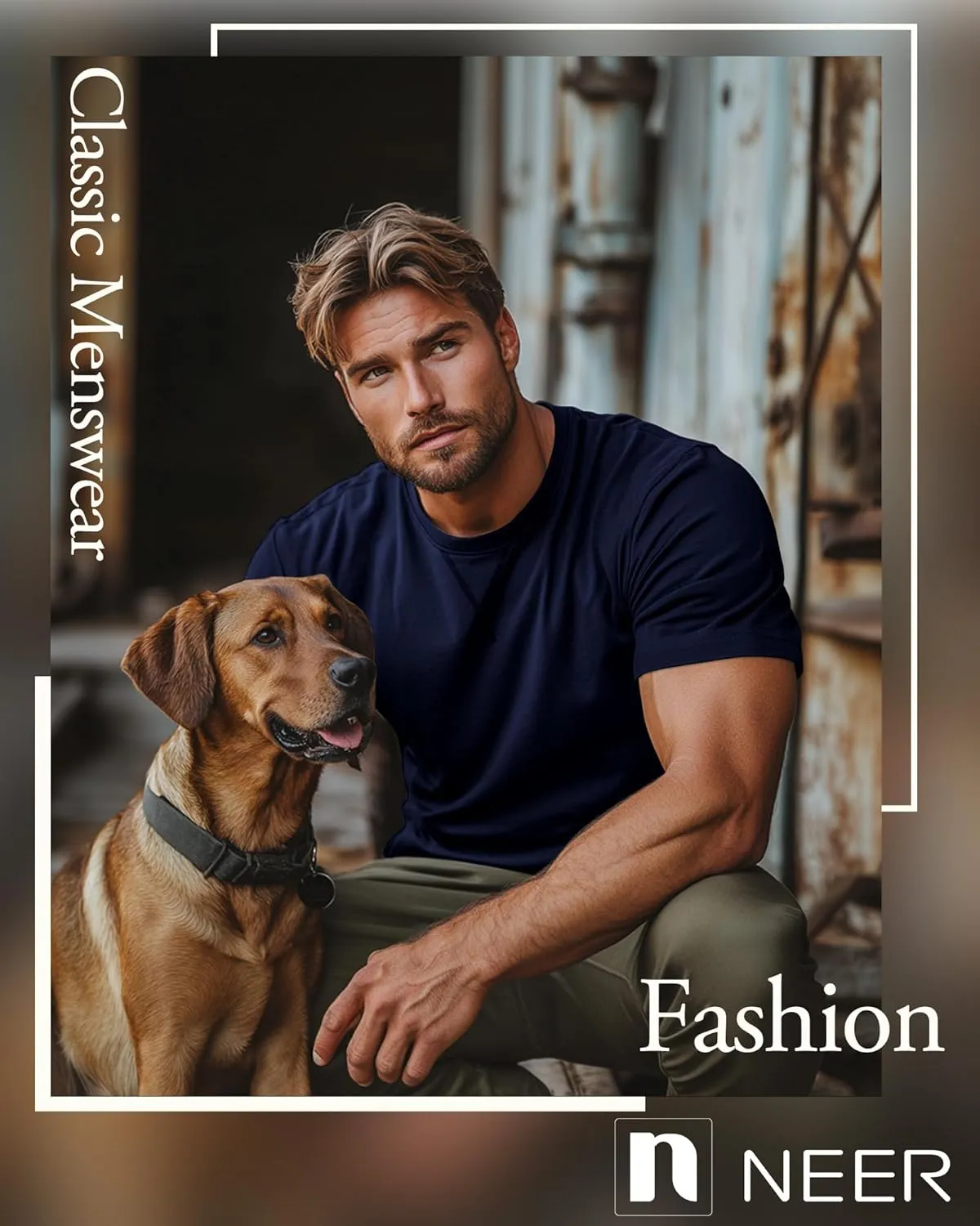 Neer 3 Pack Men's Big and Tall T-Shirts Cotton Short Sleeve Crewneck Plus Size Tee Shirts Hipster Longline Tops