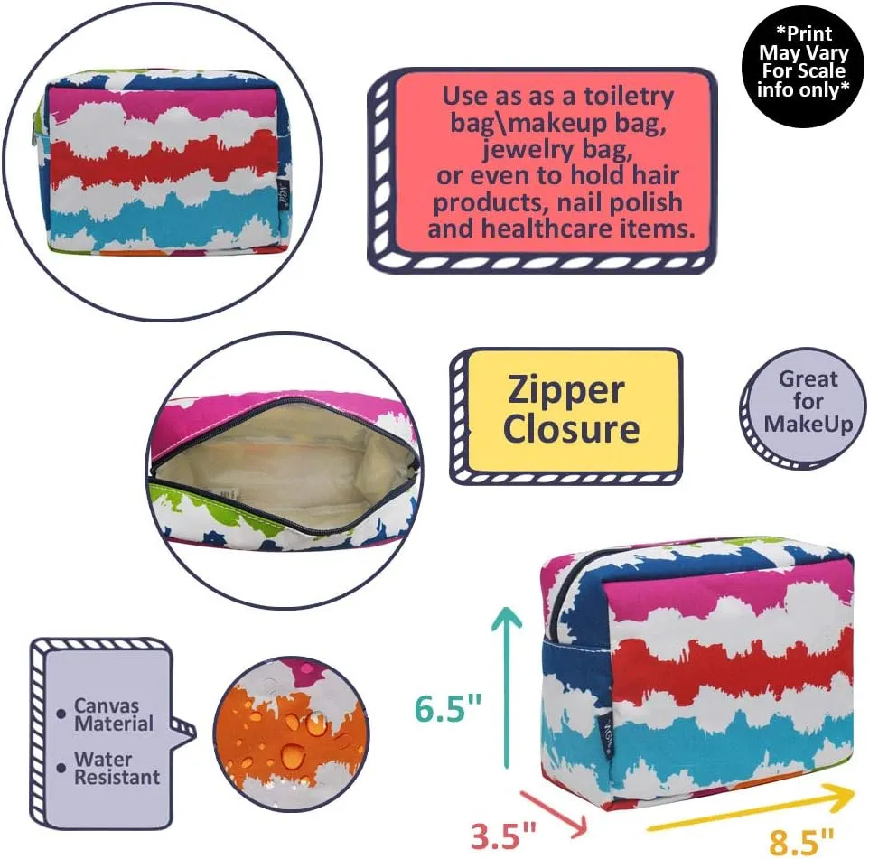 NGIL Large Cosmetic travel Pouch (Fox Life-Navy)