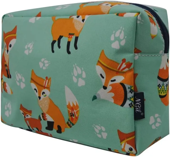 NGIL Large Cosmetic travel Pouch (Fox Life-Navy)