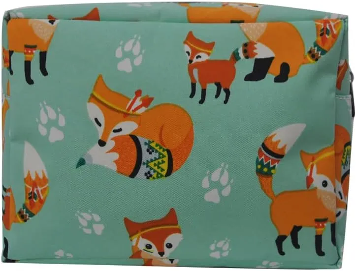 NGIL Large Cosmetic travel Pouch (Fox Life-Navy)