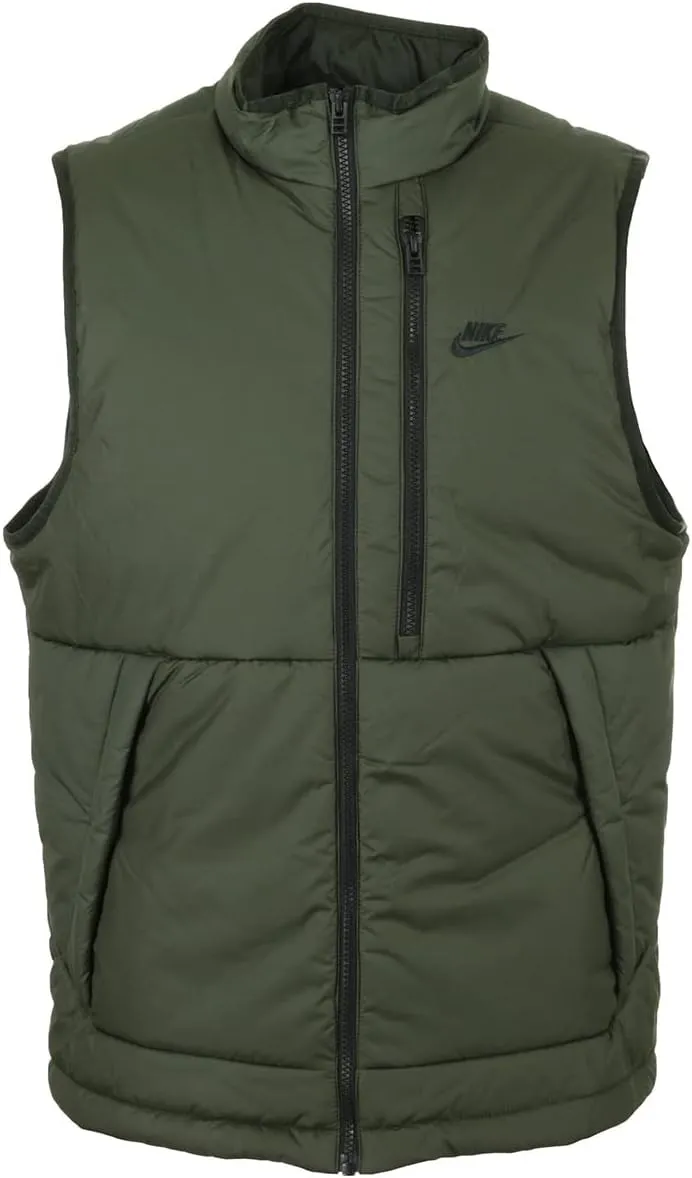 Nike Men's Sportswear Therma-FIT Legacy Series Vest - Sequoia | Black (as1, alpha, xx_l, regular, regular, Sequoia | Black)