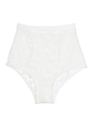 Petunia High Waist Brief in Ivory