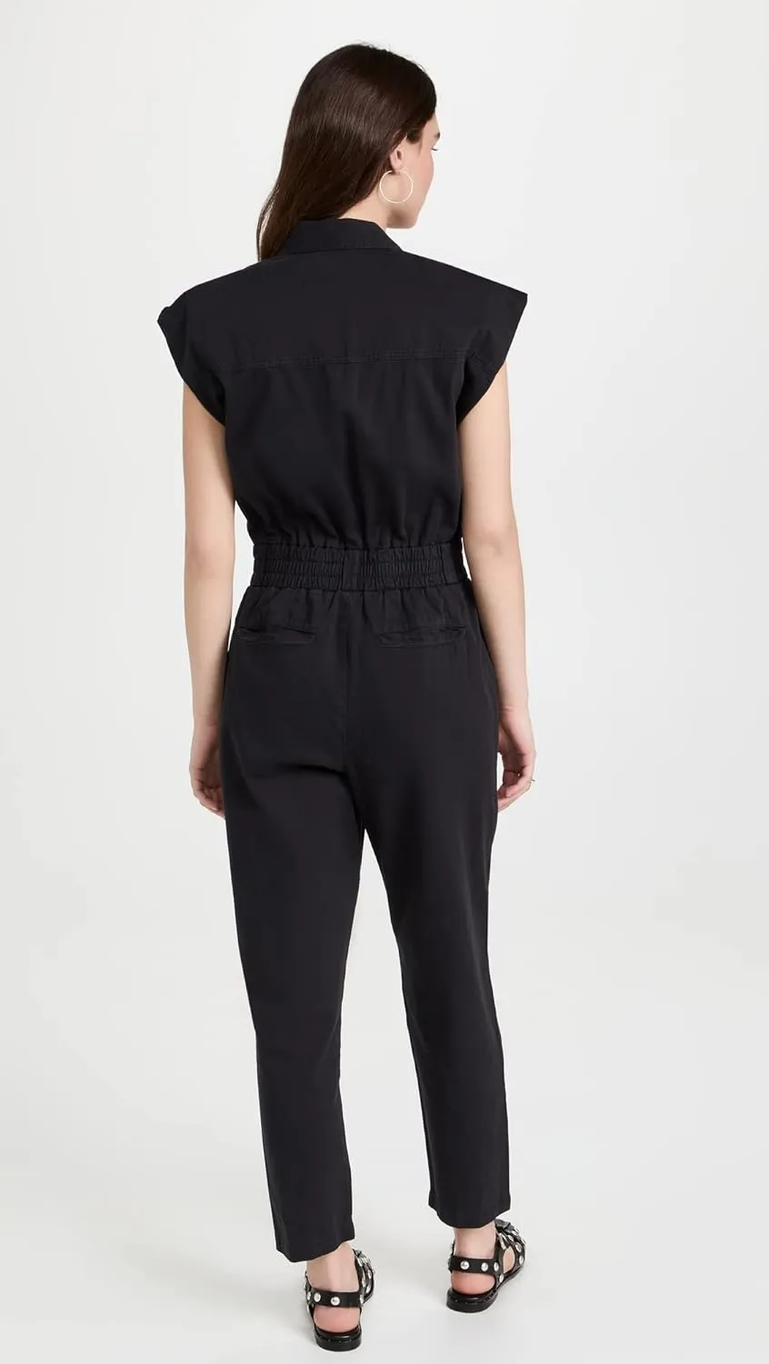 Pistola Denim Women's Rosie Shoulder Padded Jumpsuit