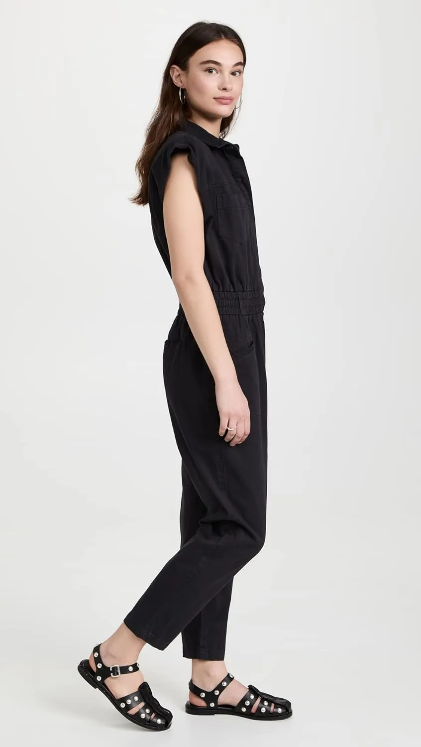 Pistola Denim Women's Rosie Shoulder Padded Jumpsuit