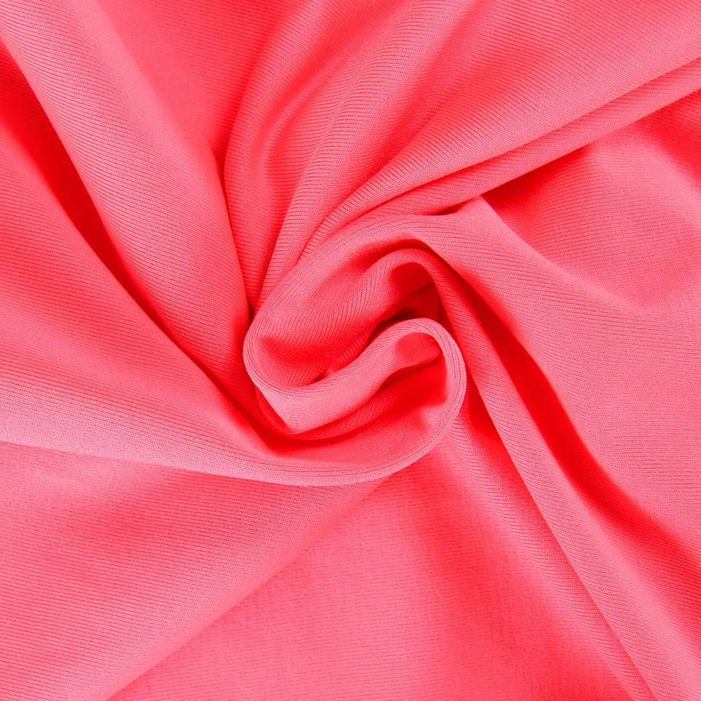 PRIMODA Women's Sexy Neon Asymmetrical Spaghetti Strap Dress Deep V-Neck Sleeveless Bodycon Midi Club Dress