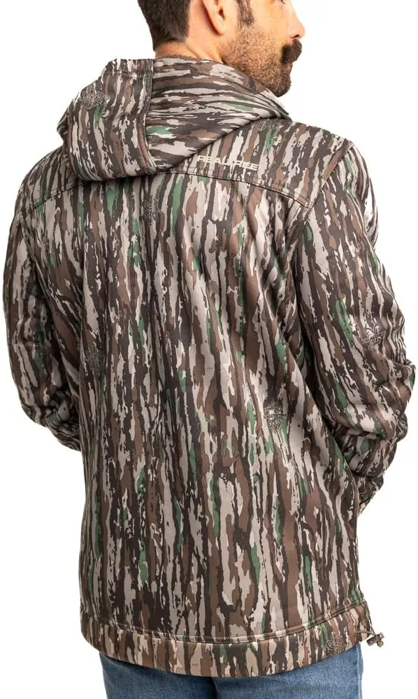 Realtree Men's Camo Midweight Hunting Performance and Sherpa Hoodies Pullover